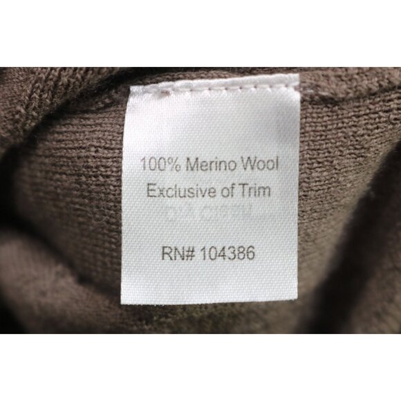 Garnet Hill 100% Merino Wool Long Sleeve Sweater-Size Small-Lagenlook-Minimalist - Picture 6 of 10